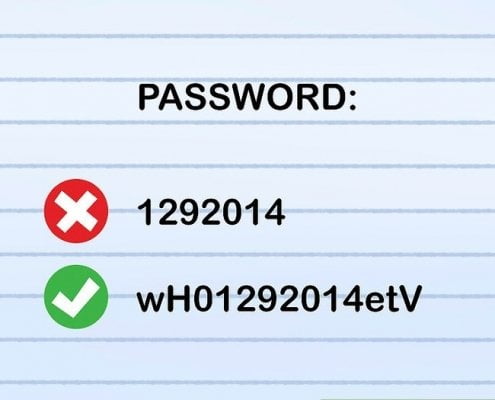 ایجاد رمز عبور امن